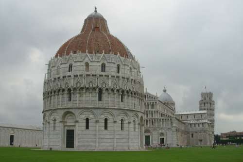 Pisa Tower Leaning Tower Basilica