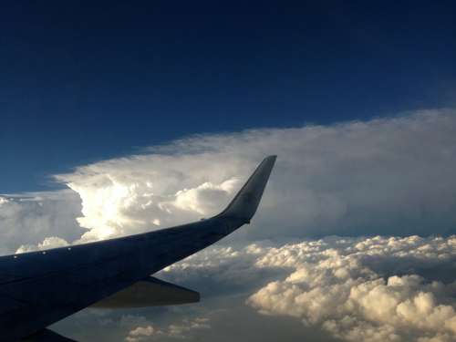 Plane Epic Cloud Shape Guadalajara Mexico 2014