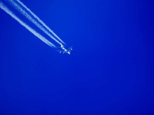 Plane Heaven Blue Air