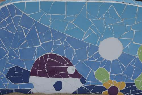 Playground Wave Tile Mosaic