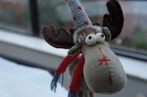 Plush Reindeer Funny