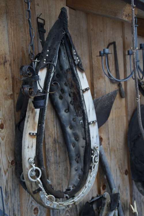 Pointed Collar Collar Horse Work Harness