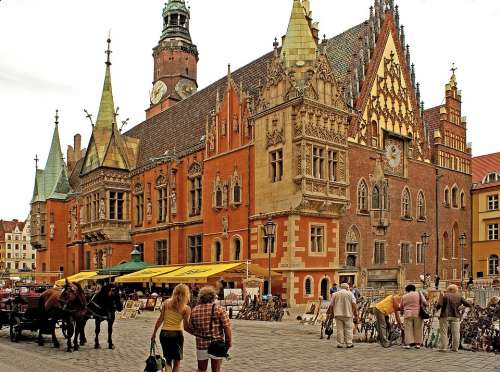 Poland Lower Silesia City Municipal The Market