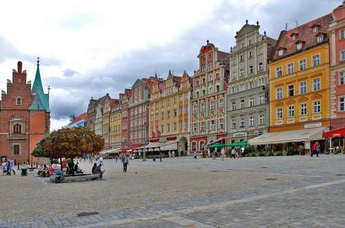 Poland Lower Silesia The Old Town Wrocław History