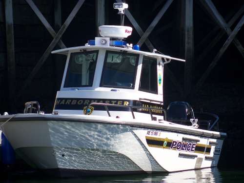 Police Cop Cops Police Boat Vessel Vessels Port