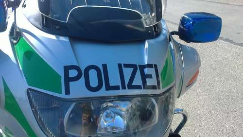 Polizeimotorrrad Police Forces State Security