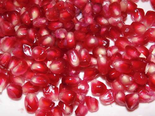 Pomegranate Pomegranate Cleaned Red Fruit