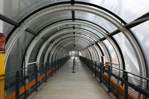 Pompidou Tunnel Modern Architecture Paris