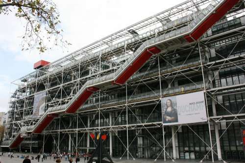 Pompidou Modern Art Paris France