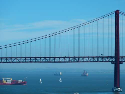 Ponte 25 De Abril Bridge Lisbon Bridge Of 25 April