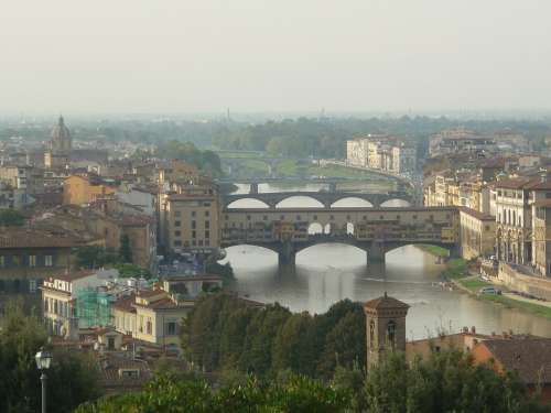 Ponte Vecchio Florence Architecture Italy
