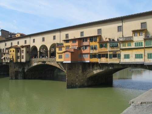 Ponte Vecchio Florence Italy Architecture Famous