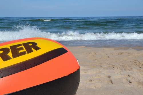 Pontoon Beach Sea Sand Swimming Water Summer