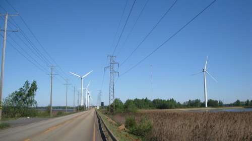 Pori Reposaari Bridge Wind Power Wind Turbine