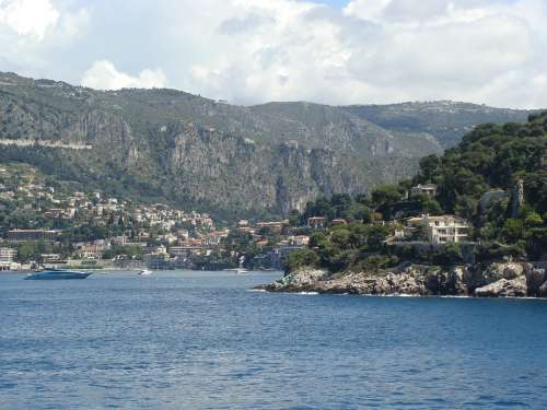 Port Villa Franch Monaco Beach Water In Europe