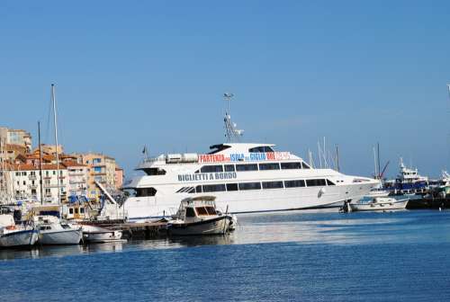Port Italy Porto San Stefano Ship Ferry Vacations