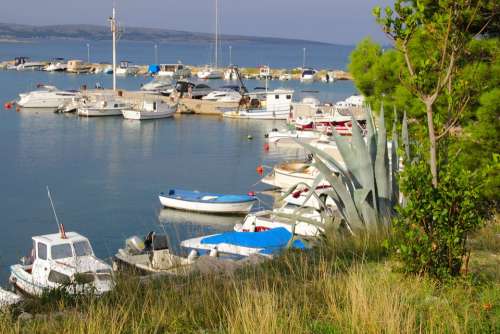 Port Marina Ship Sea Povljana Croatia