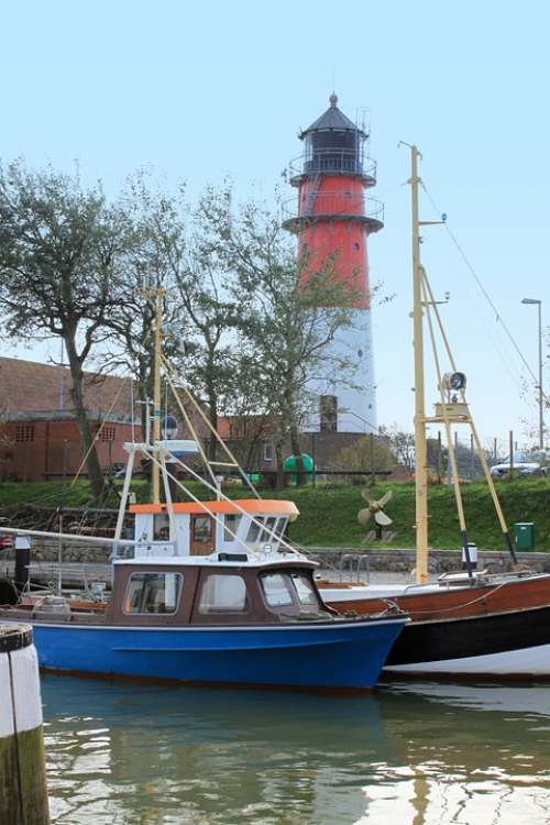 Port Lighthouse Boat Büsum