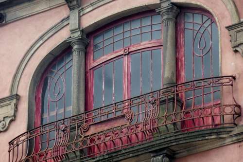 Porto Facade Window Balcony Portugal