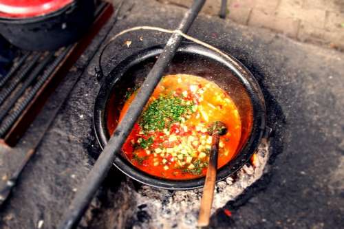 Pot Food Cooking Spoon Cook Cuisine Meal