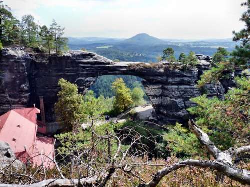 Praebischtor Bohemian Switzerland Sand Stone Rock