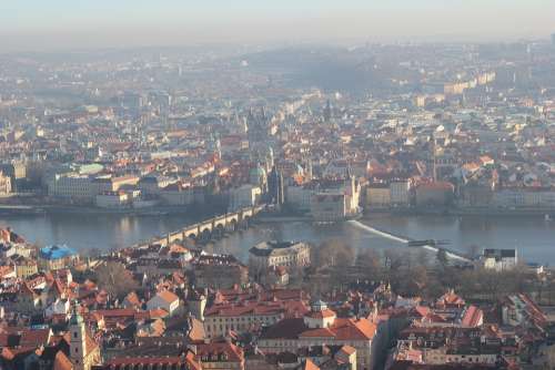 Prague Panorama Vltava
