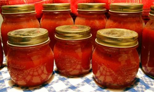 Preserves Tomato Jar Red Kitchen Italiana Seven