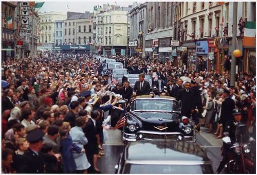 President John Kennedy American Motorcade Dublin