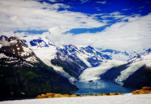Prince William Sound Alaska Fjord Glaciers Ice