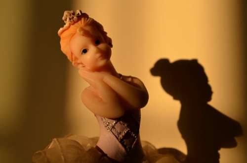 Princess Toy Statue Shadow