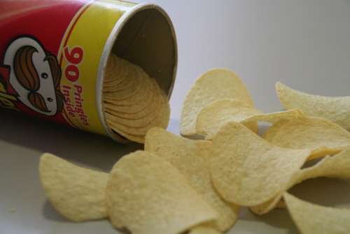 Pringles Chips Snack Junk Food Delicious Eat