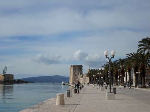 Promenade Dalmatia Croatia Trogir