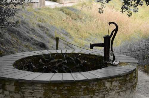 Pump Fountain Rude Hand Pump Water Garden Pump