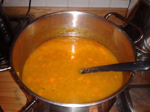Pumpkin Soup Result Hunger Full Orange Harvest