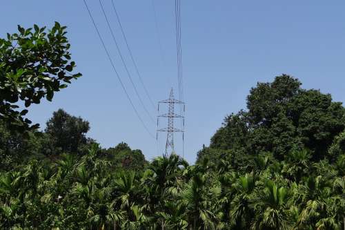 Pylon Electric Power Power Lines High Voltage