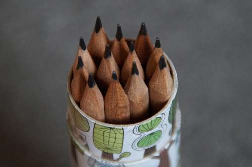 Quiver Pen Holder Pencils Pointed School Pen