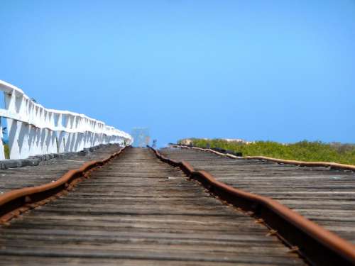 Rail Railway Railroad Train Tracks Transportation