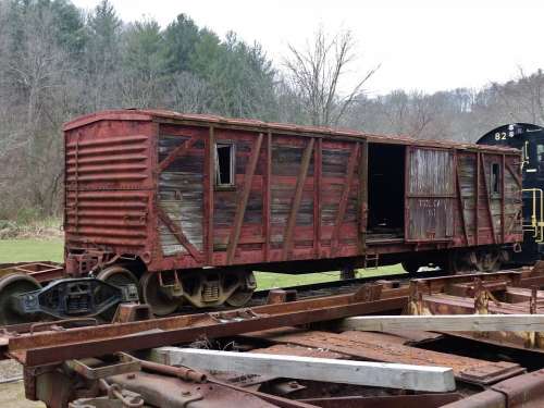 Railroad Rail Train Tracks Pennsylvania Muddy
