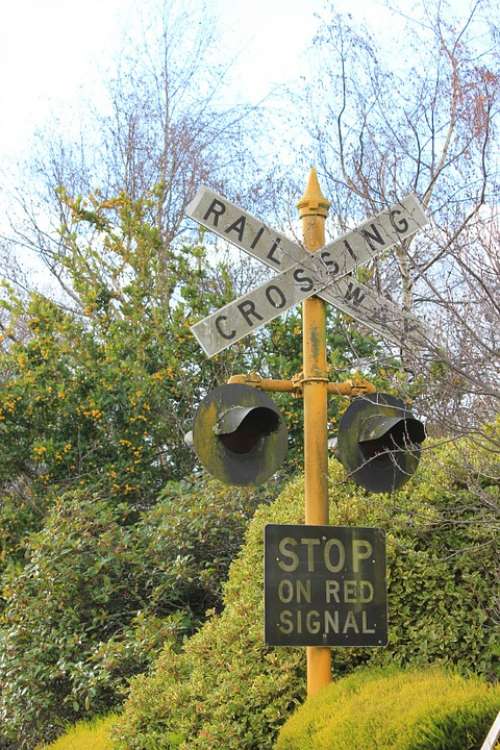 Railway Crossing Railway Crossing Sign Signal