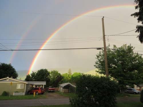 Rainbow Nature Porch House Urban