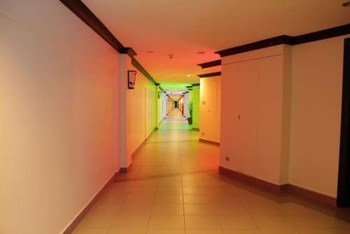 Rainbow Hallway Hallway Colors Rainbow Colors