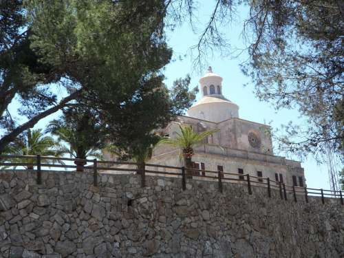 Randa Place Of Pilgrimage Church Mediterranean