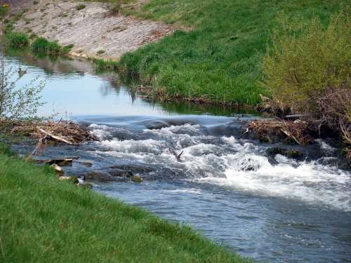 Rapids River Water Wave Flow Nature