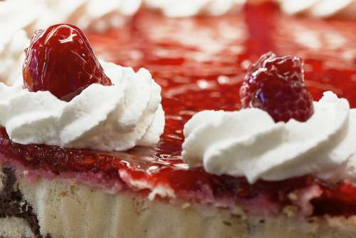 Raspberry Cake Cake Raspberries Fruit Dessert Pie