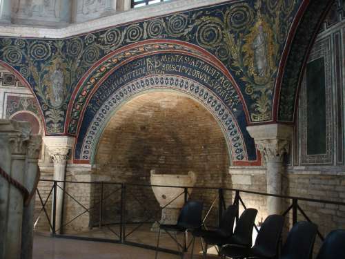 Ravenna Mosaic Church Italy Medieval