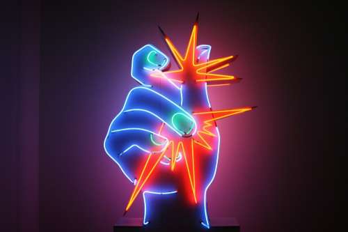 Raysse Neon Modern Art Pompidou