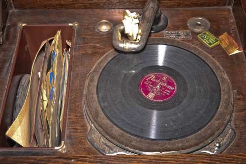 Record Player Old Vinyl Black Disc Classic Music