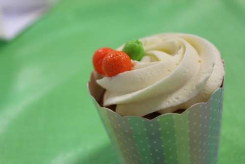 Red Flower Cake Cupcake Dessert Party