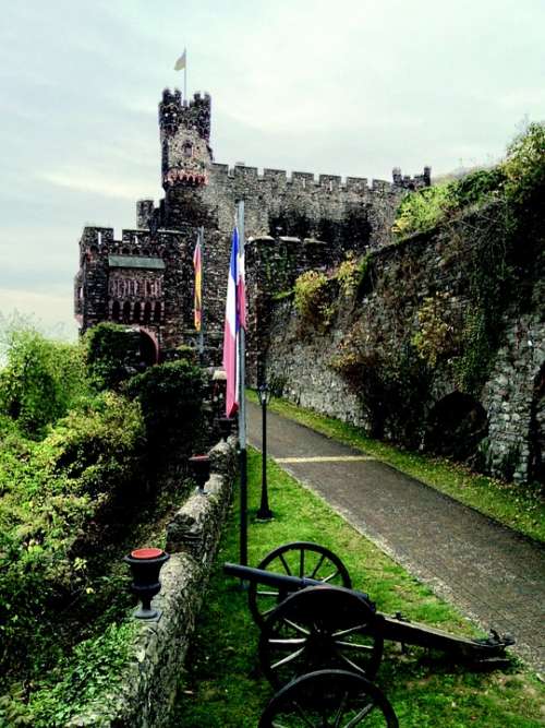 Reichenstein Middle Ages Castle Height Burg Rhine