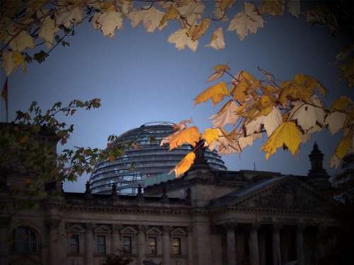 Reichstag Berlin Government Glass Dome Building